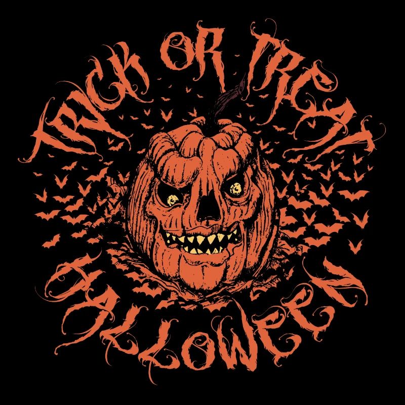 Halloween Scary Pumpkin Head