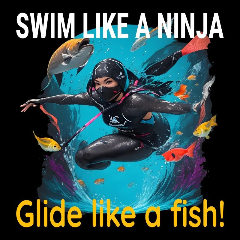 Nager comme un ninja, glisser comme un poisson!