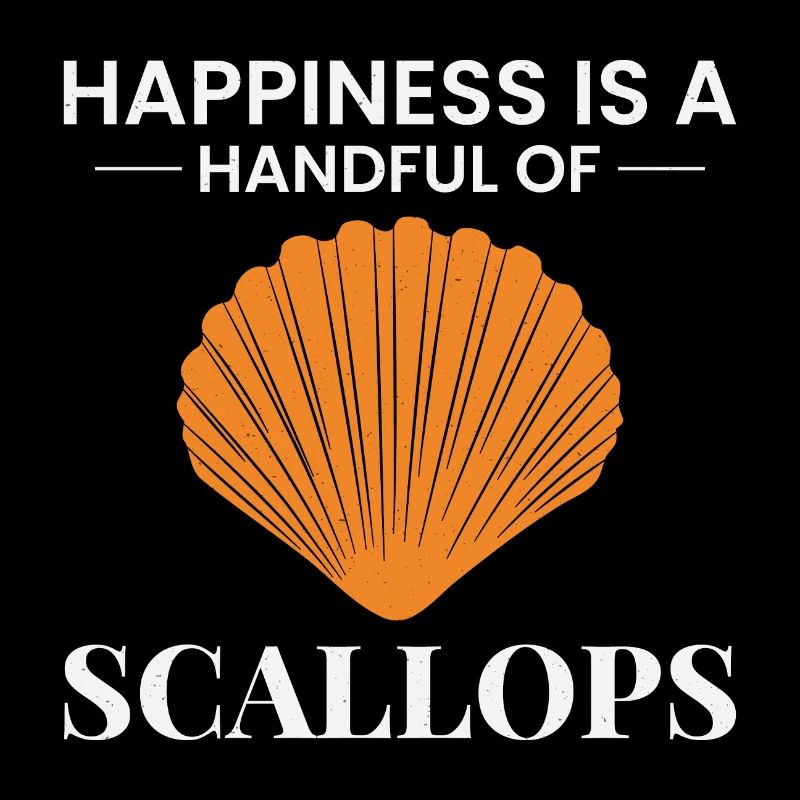 Scallop Seashells Collector Beachcomber Shellfish