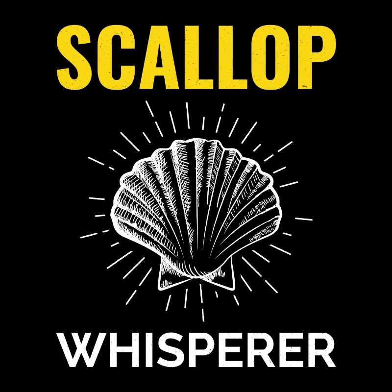 Scallop Seashells Collector Beachcomber Shellfish
