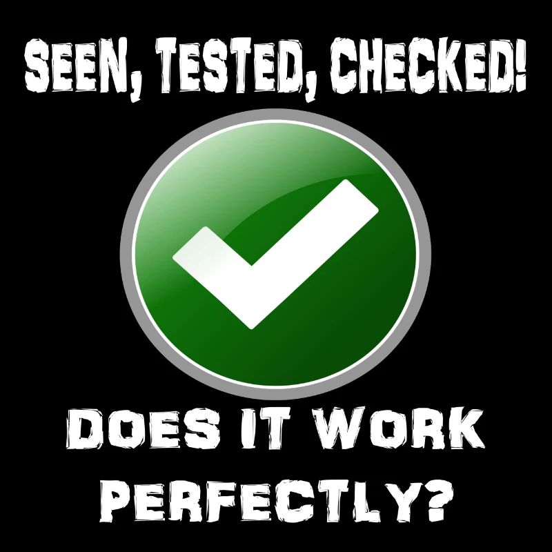 SEEN TESTED CHECKED WORK PERFECT!