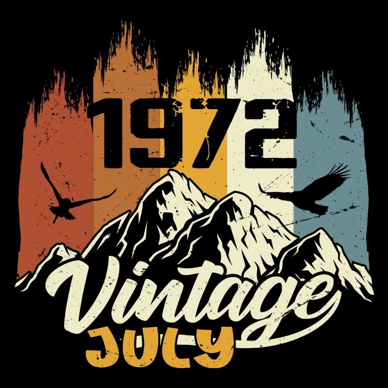 Vintage Juli 1972 Geburtstagsgeschenk Juli 1972