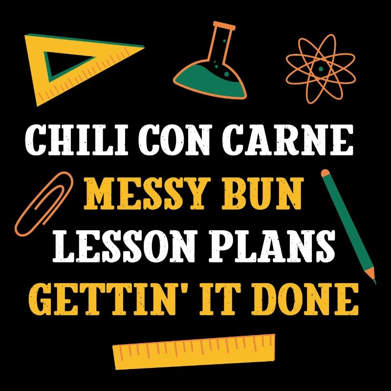 Chili Con Carne Messy Bun Plans de leçon Drôle
