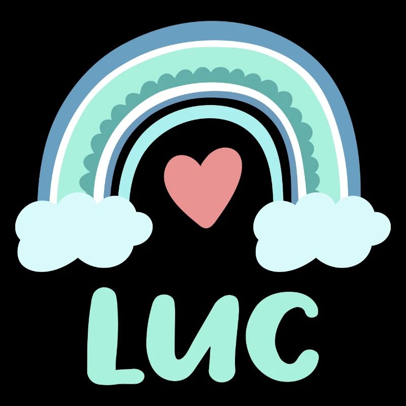 Luc Name Rainbow Baby