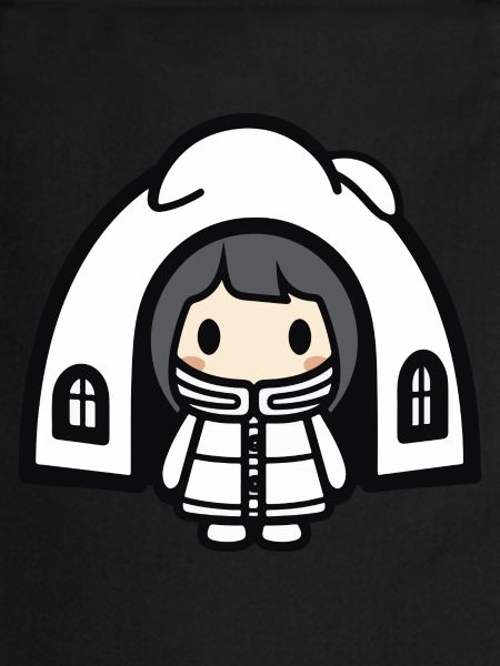 Winter Eskimo Igloo Comic