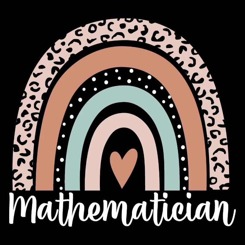 Mathématicien Arc-en-ciel Léopard Drôle Mathématicien