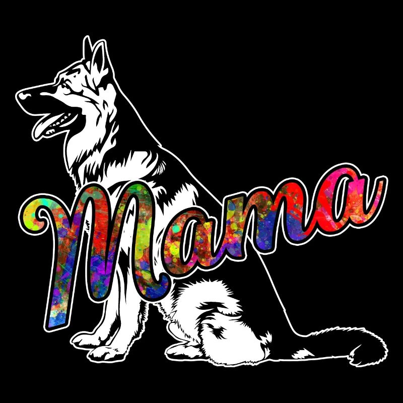 German Shepherd German Shepherd Mama