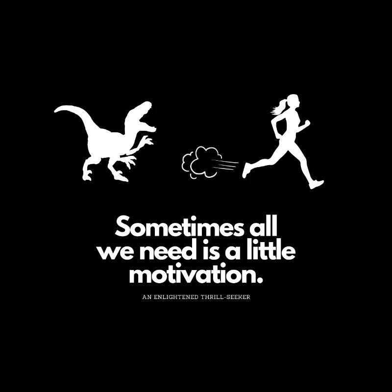 Une motivation supplémentaire pour le coureur T-Rex