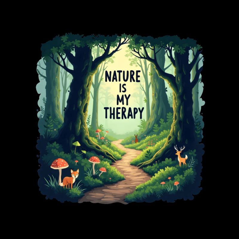 Nature is my Therapy - Meditation in the forest