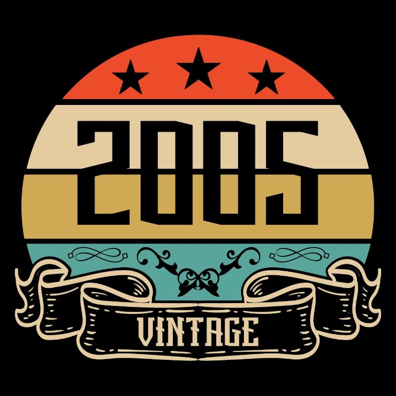 2005 Vintage Birthday Retro Classic