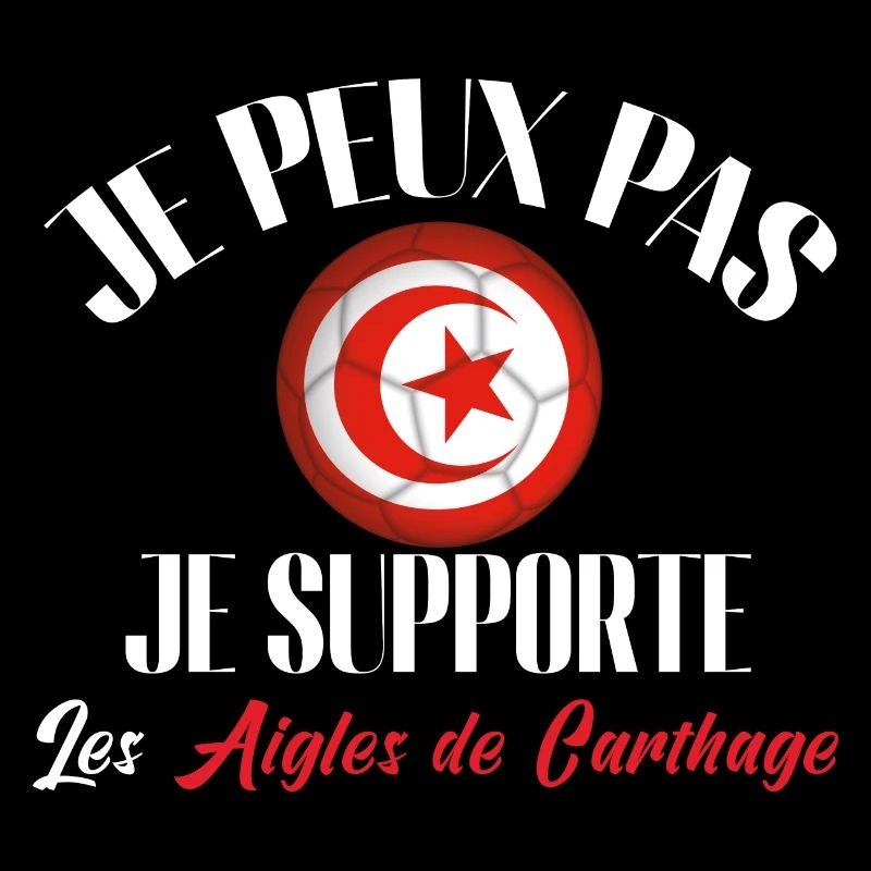 je supporte les aigles de Carthage, tunisie
