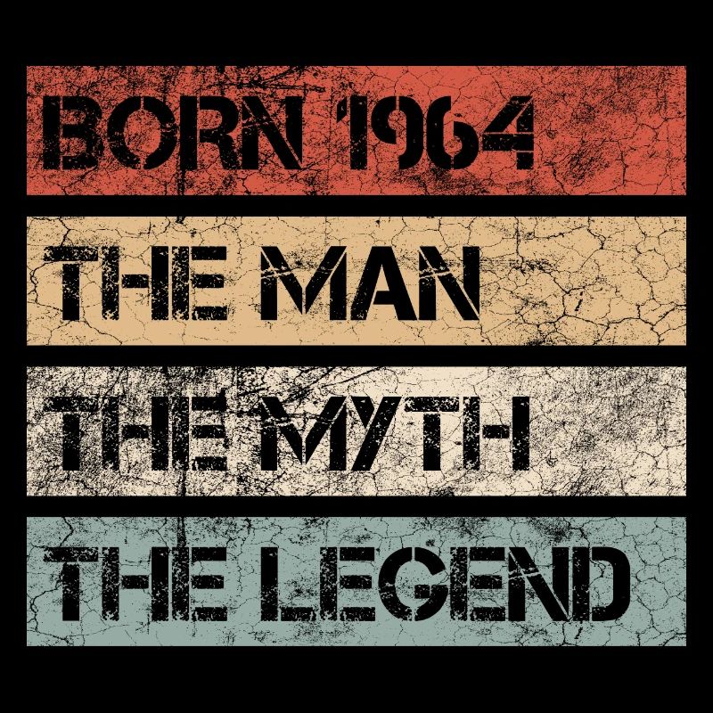 Mann Mythos Legende 1964 60. Geburtstag Geschenk