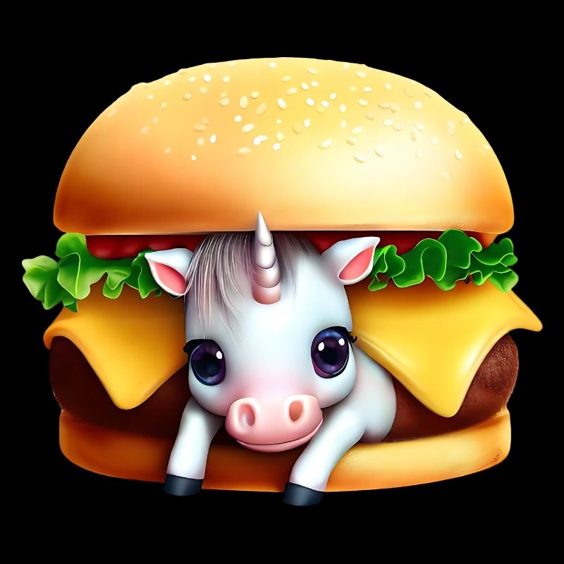 Unicorn Cheeseburger