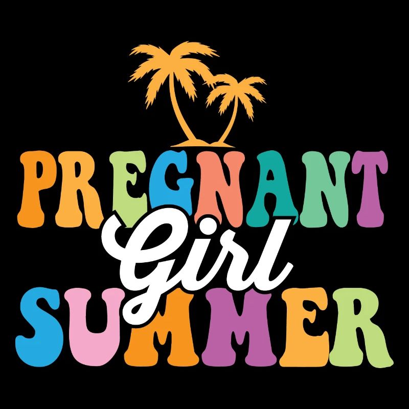 Fille enceinte Summer Baby Shower Grossesse