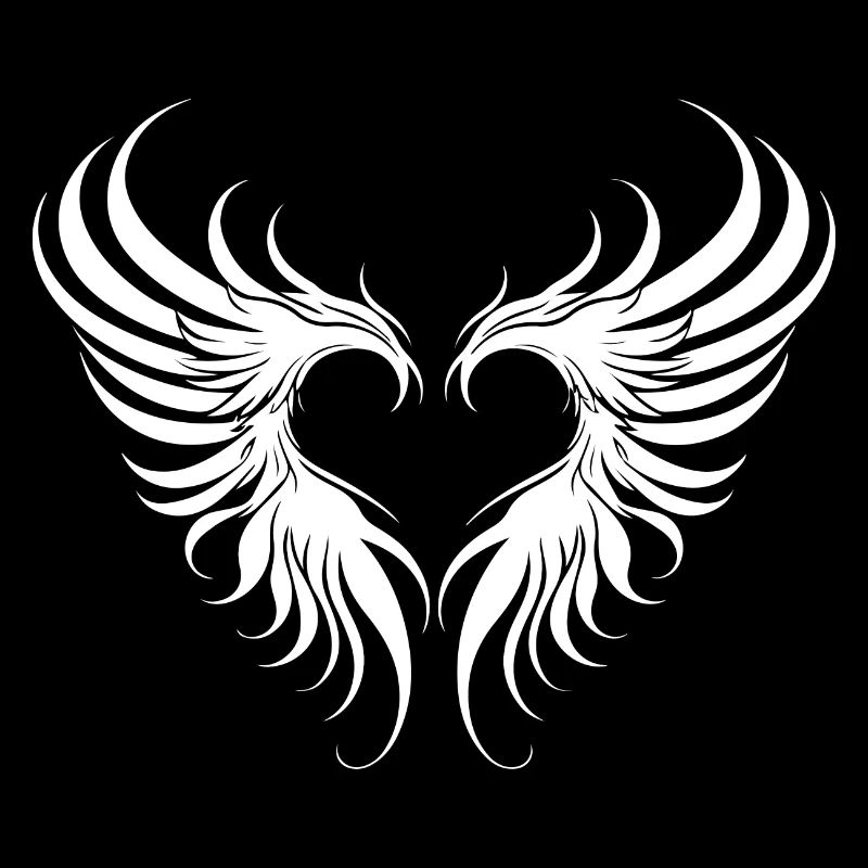 Herz Flügel Engel Liebe