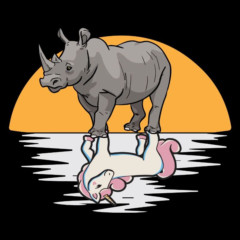 Nashorn Rhino Einhorn