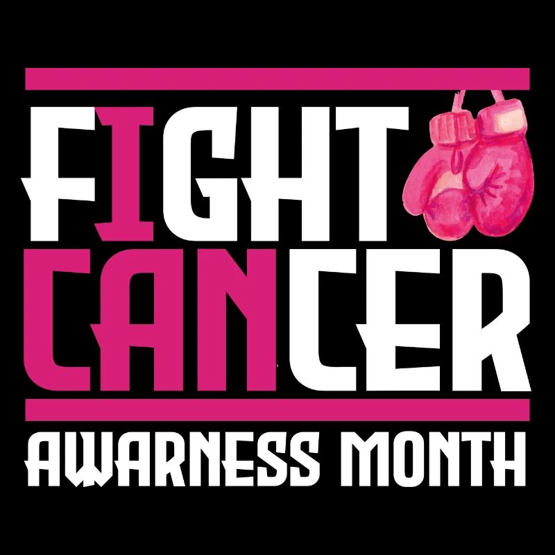 Krebs bekämpfen. Monat des Bewusstseins.