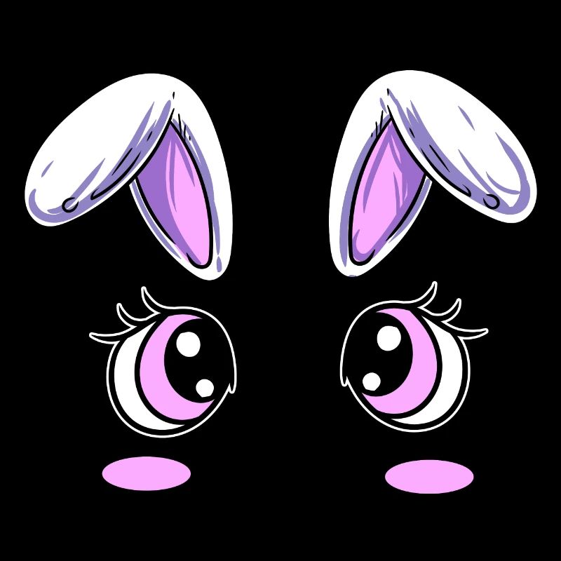 Cute Face Eyes Design
