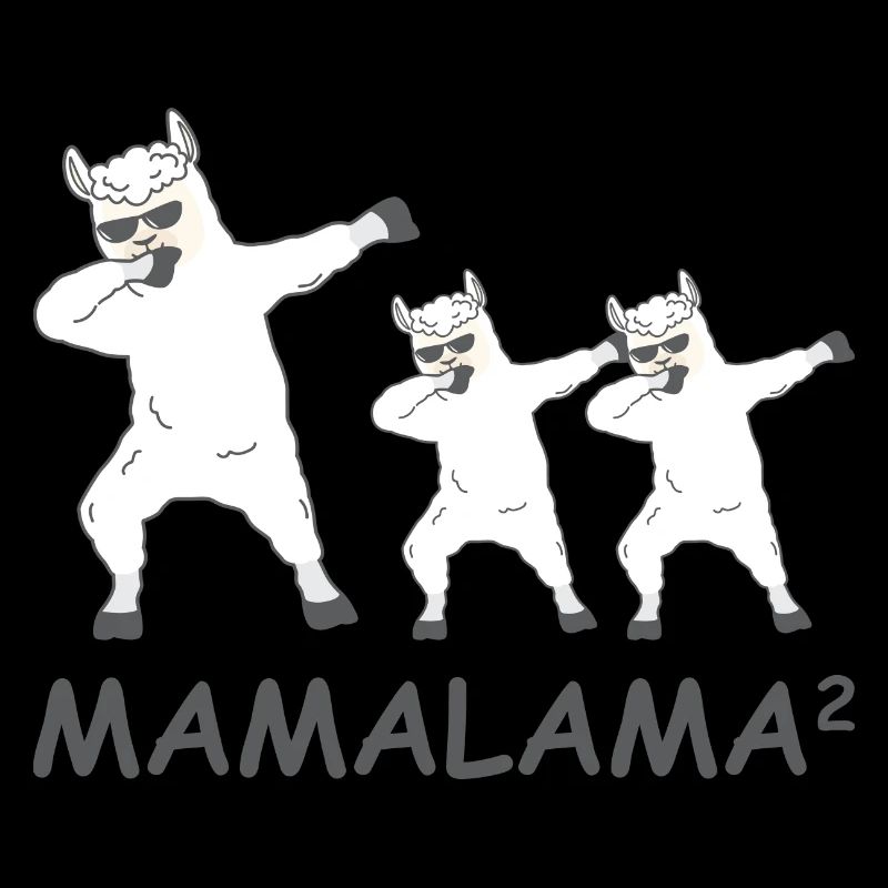 Schwanger werdene Mutter Zwillinge Lama