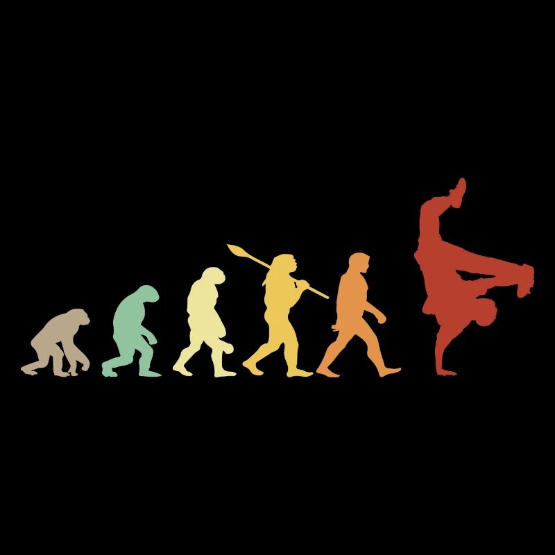 Evolution Hip Hop Breakdance - Hip Hop Geschenkidee
