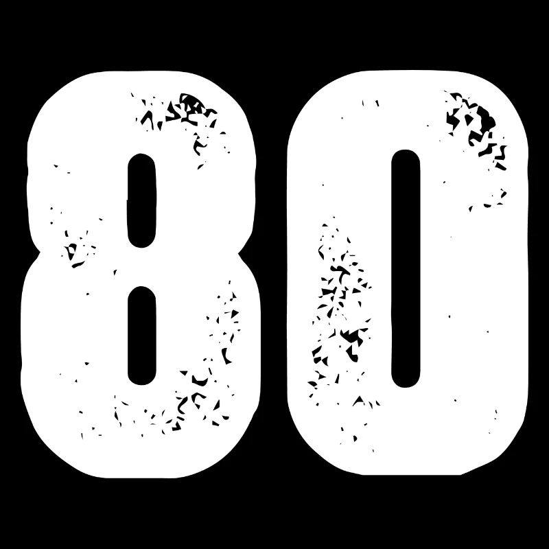 Maillot 80 numéro