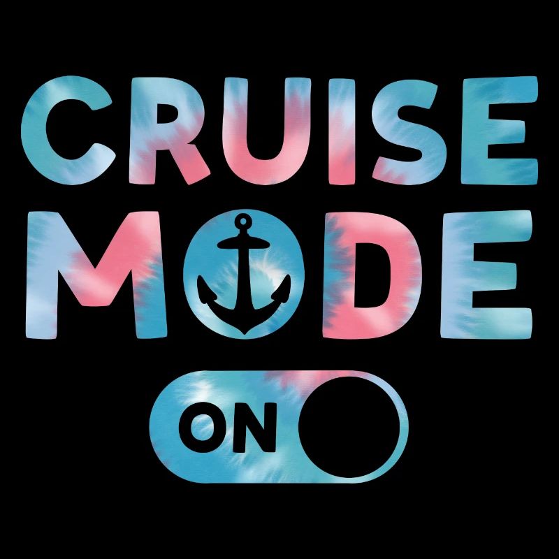 Mode croisière sur impression tie-dye pour croisière familiale