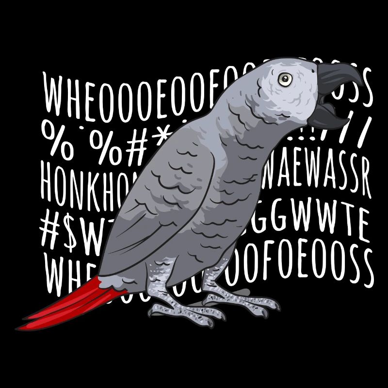 Graupapagei African Grey Parrot Papagei