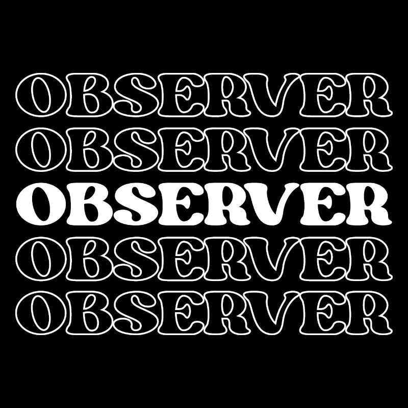 Observer Watcher Viewer Onlooker Spectator