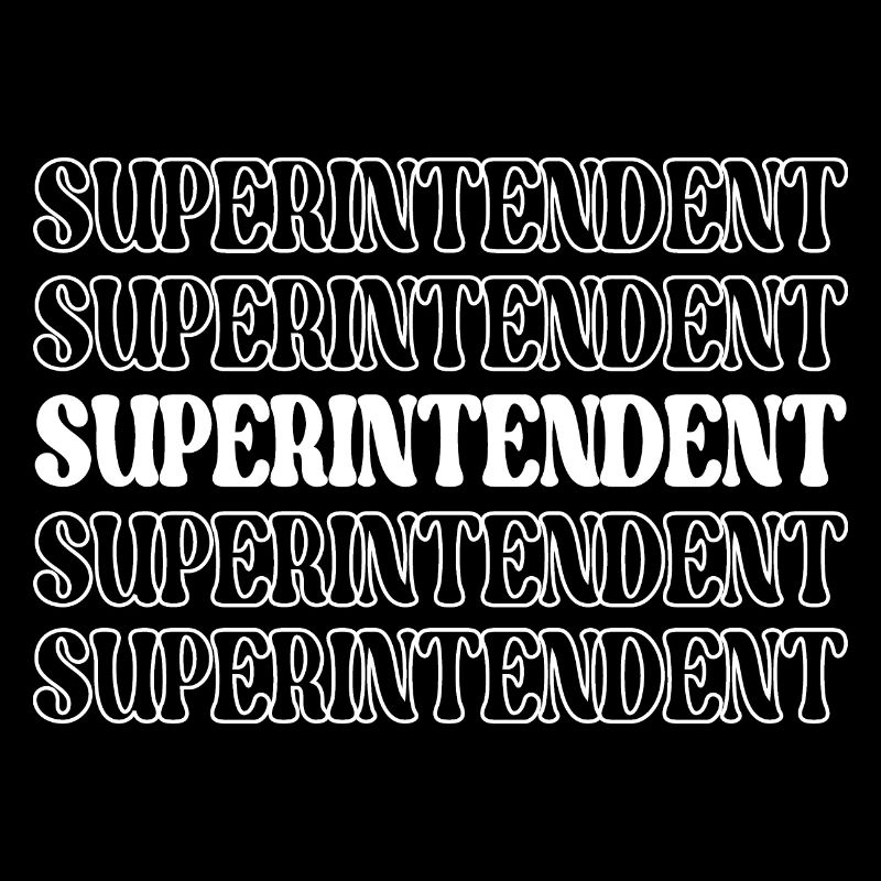 Superintendent Supervisor Direktor Chef