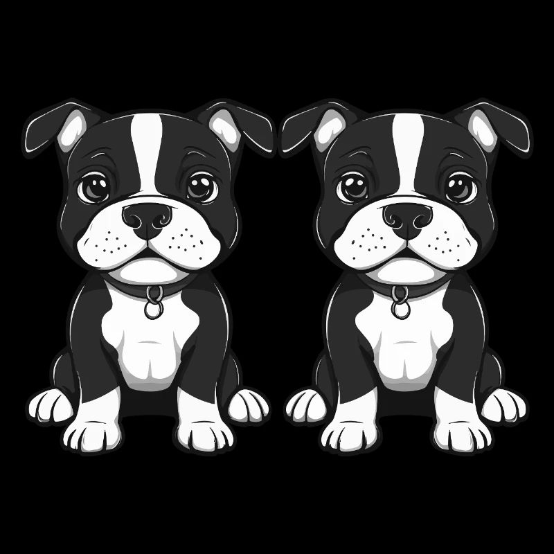 Pit Terrier Dog Comic