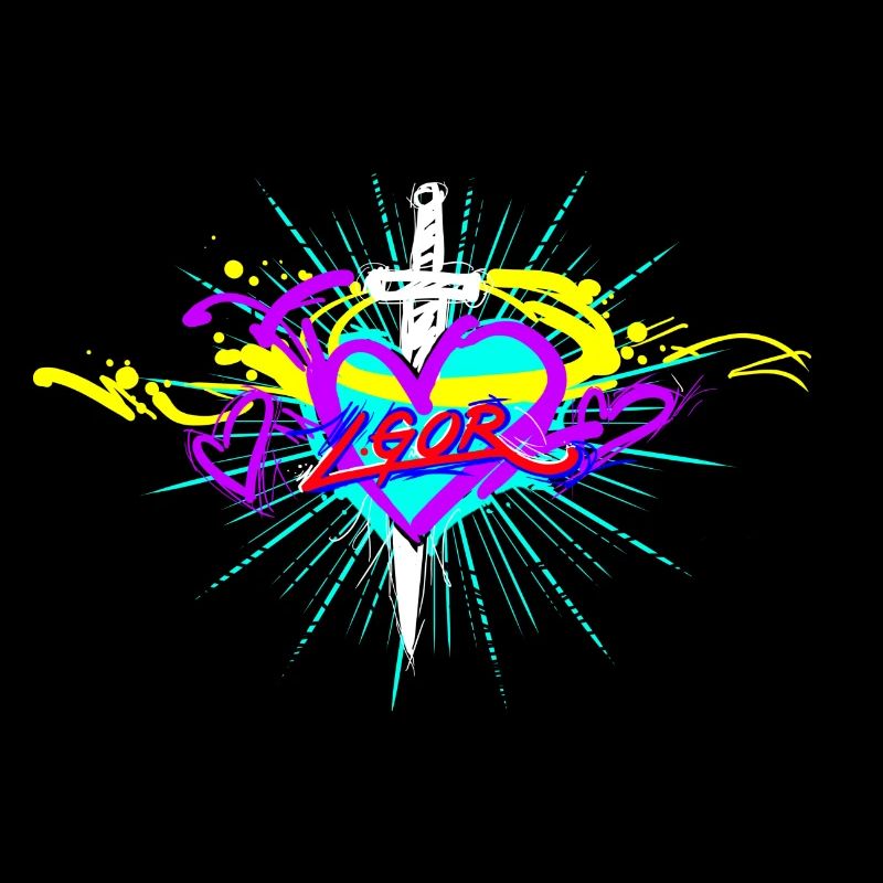 L.Gor Dolch mit Herz