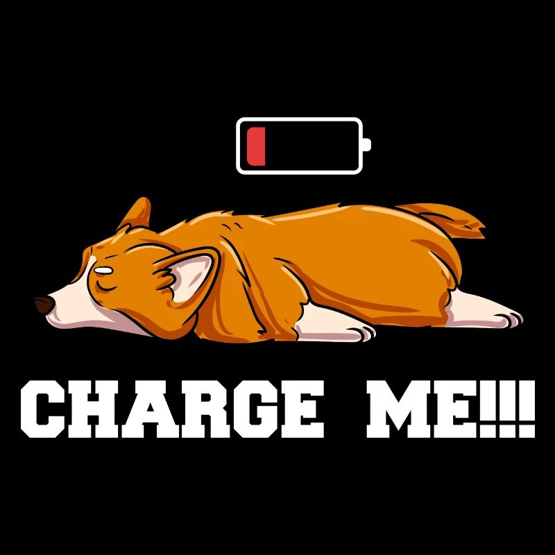 Chargez-moi Cute Dog Corgi Design