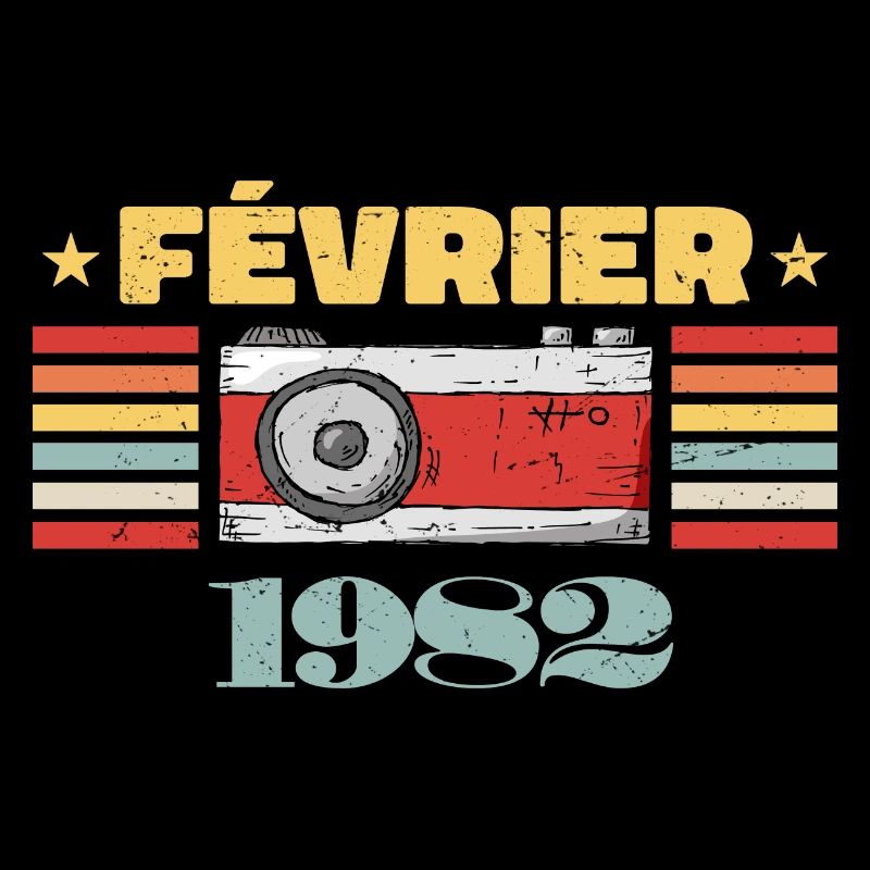 Février 1982 Vintage Anniversaire Rétro Cadeau