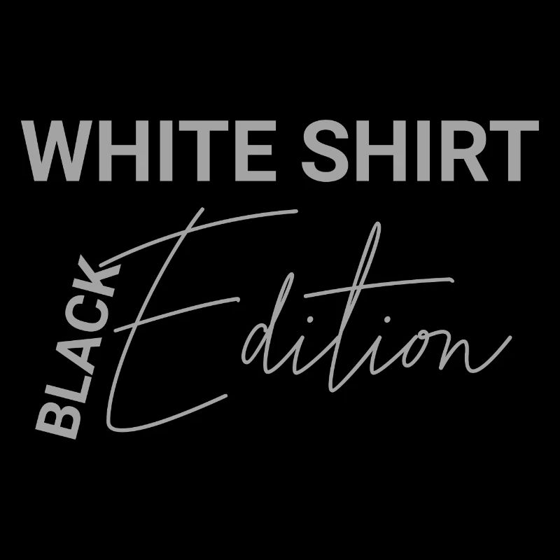 White Shirt - Black Edition