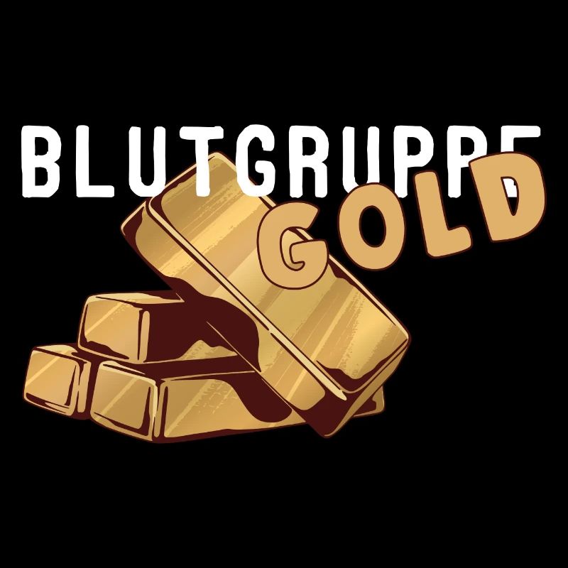 Goldschmied Blutgruppe Gold Handwerker Geschenk