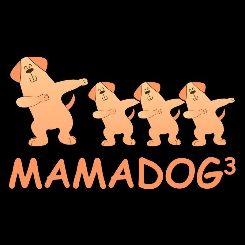 Schwanger werdene Mutter Drillinge Hund