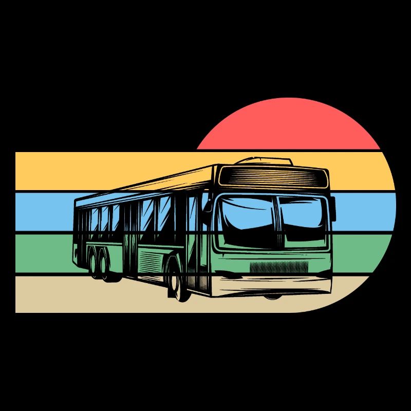 Bus de chauffeur de bus
