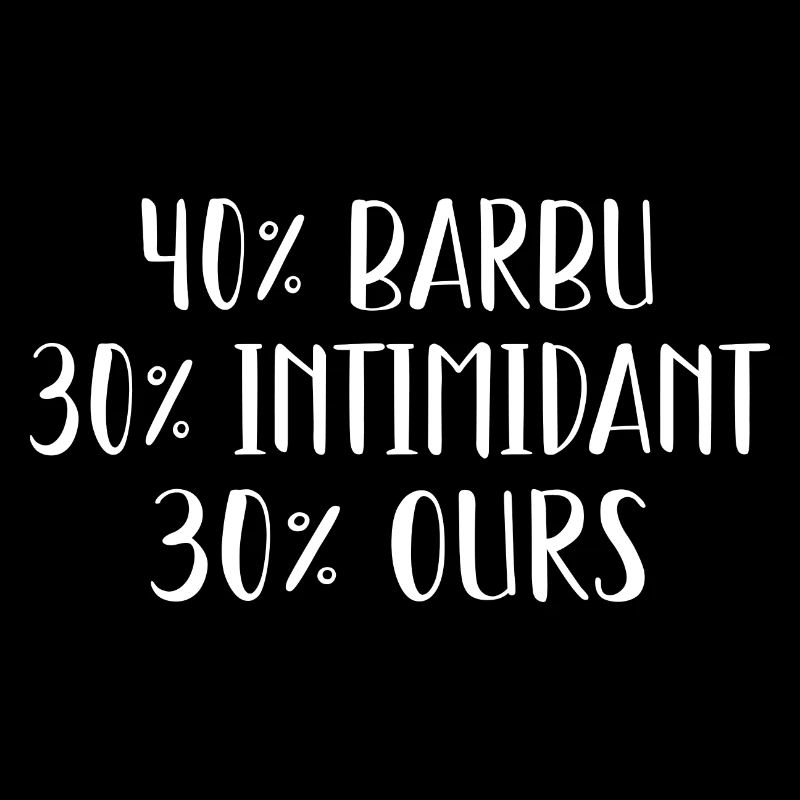40% BARBU 30% INTIMIDANT 30% OURS