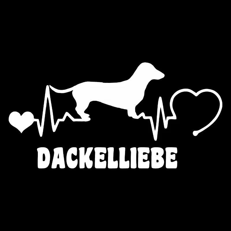 Dackel mit Herzschlag