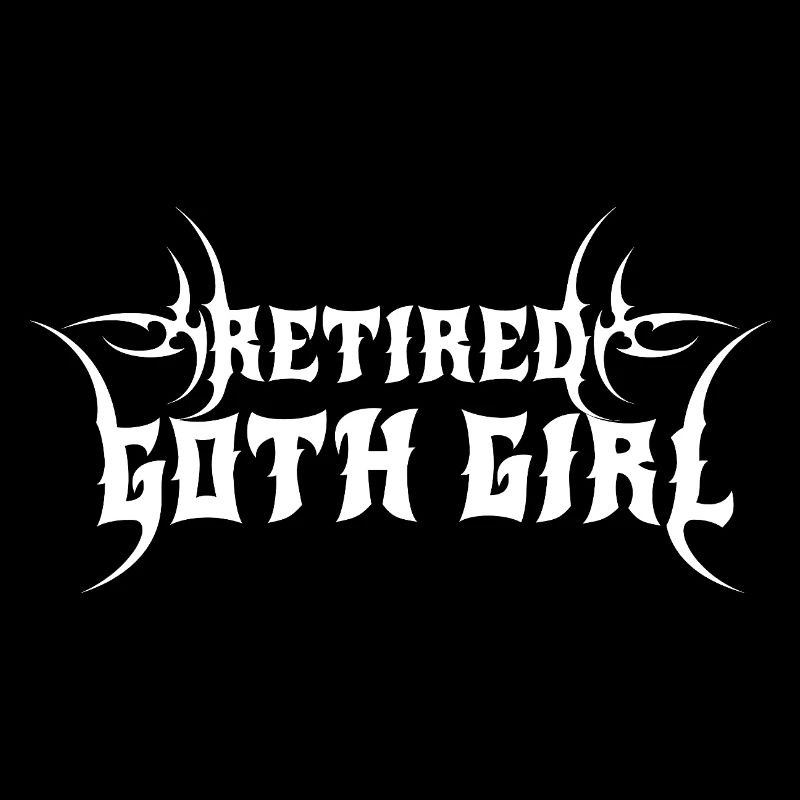 Retired Goth Girl! Gothic Emo Mädchen