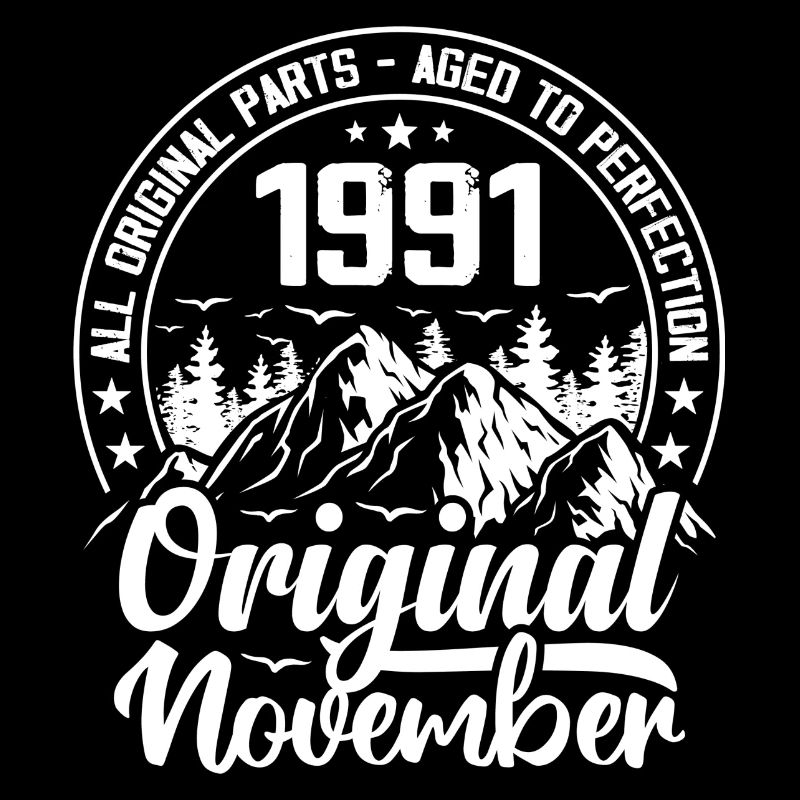 November 1991 Original 33 Year Old Birthday Gift
