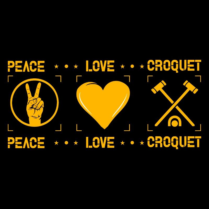 Croquet Peace Love