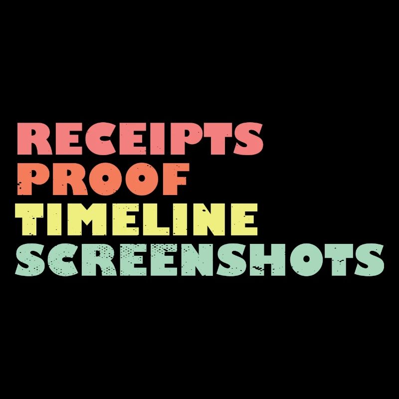 Receipts Timeline Screenshot Witty Retorts Snappy