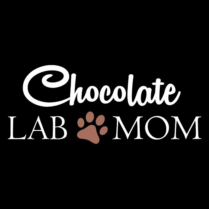 Lustige Schokolade Labor Mama Labrador Retriever Mama