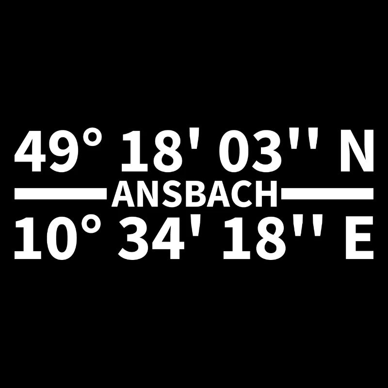 Coordonnées d’Ansbach