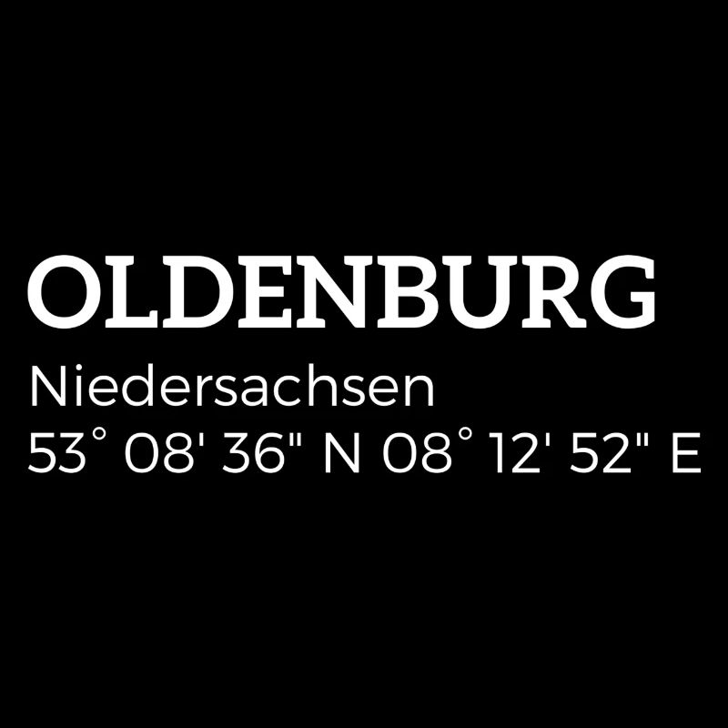 Coordonnées Oldenburg, Basse-Saxe