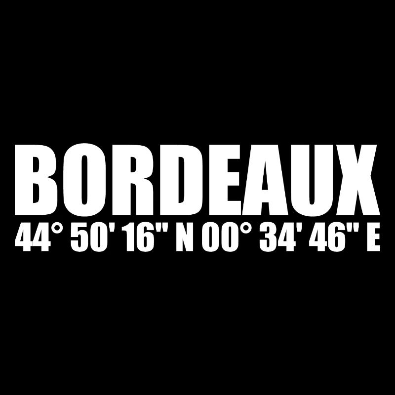 Coordonnées de Bordeaux