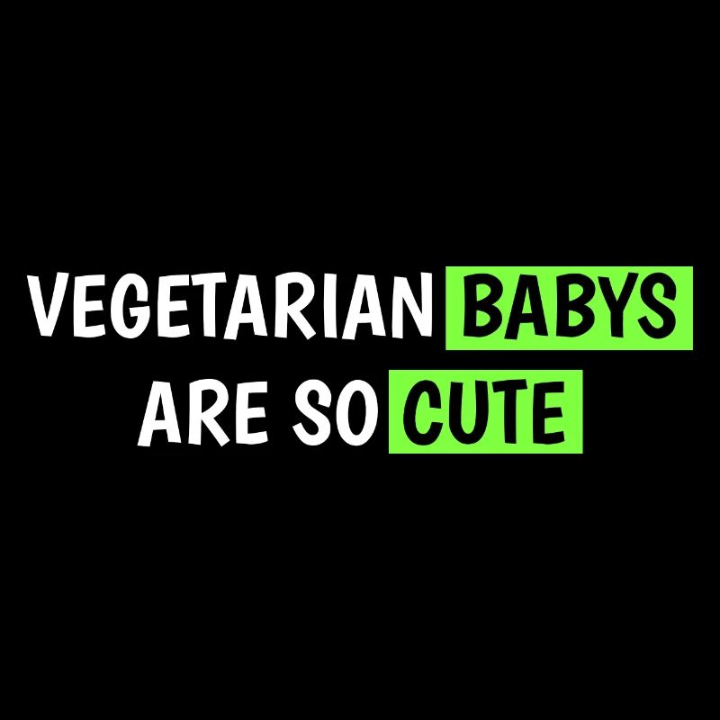 vegetarische Babys sind so süß
