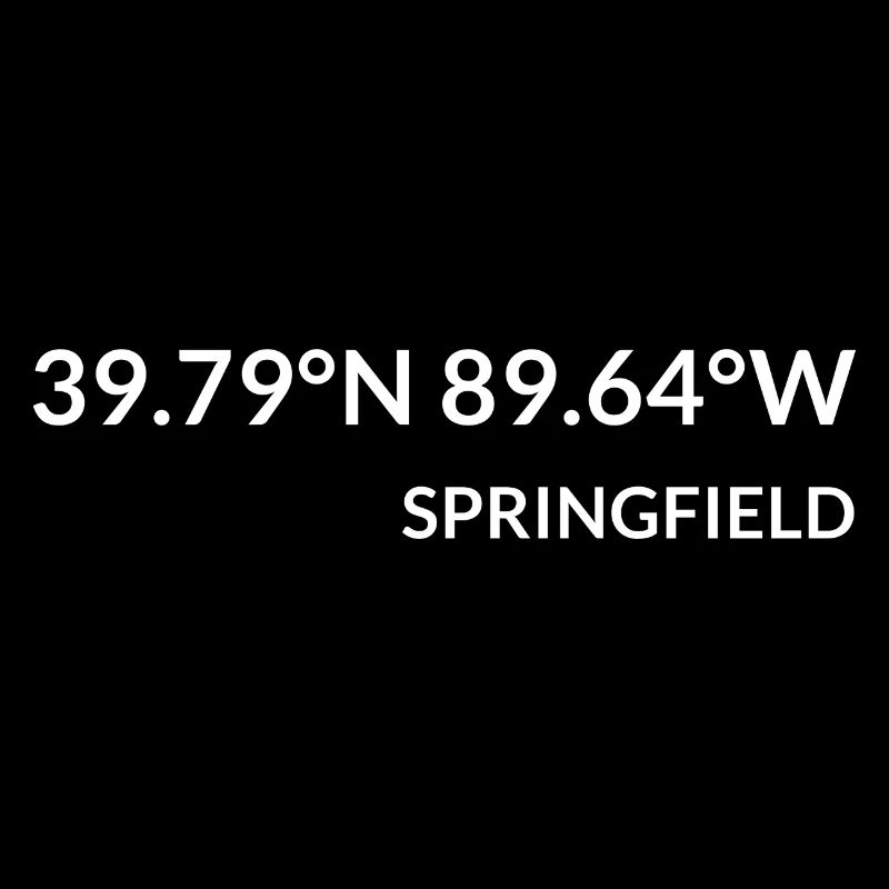 Coordonnées Springfield, Illinois, États-Unis