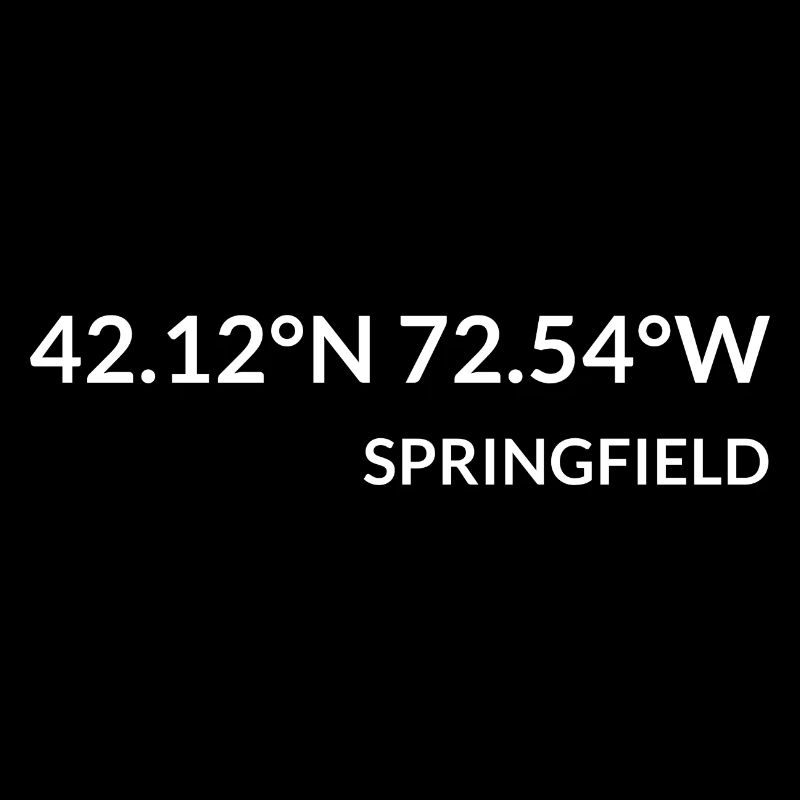 Coordonnées Springfield, Massachusetts, États-Unis